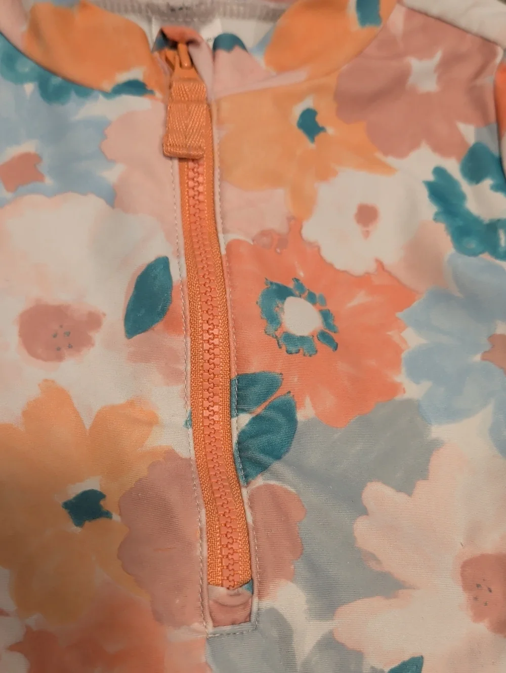 Carter's Just One You Girls Watercolor Rashguard Swim Suit Bathing